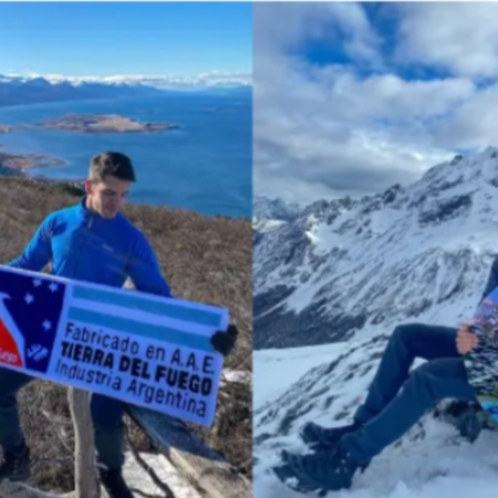 Federico Boutureira, el primer artista de tufting de Tierra del Fuego que borda los paisajes del Fin del Mundo
