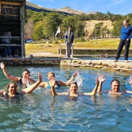 Harrington confirmó la apertura de las termas de Río Valdez