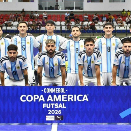 Hoy Sábado se disputan las Semifinales de la Copa América de Futsal 2026