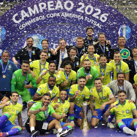 Brasil se corona campeón de la Copa América de Futsal en un final emocionante
