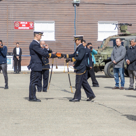 El Municipio de Rio Grande acompañó el cambio de autoridades del BIM 5 y del Destacamento Naval