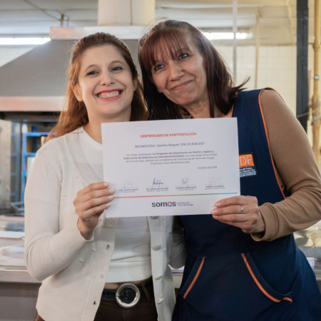 Gobierno capacitó a 380 agentes Pomys en Gestión, Higiene y Elaboración de alimentos en comedores escolares