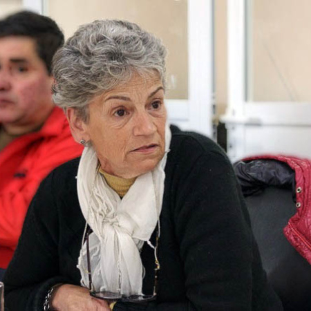 Patricia Blanco se presentó en la Fiscalía de Estado para garantizar el pago de jubilaciones