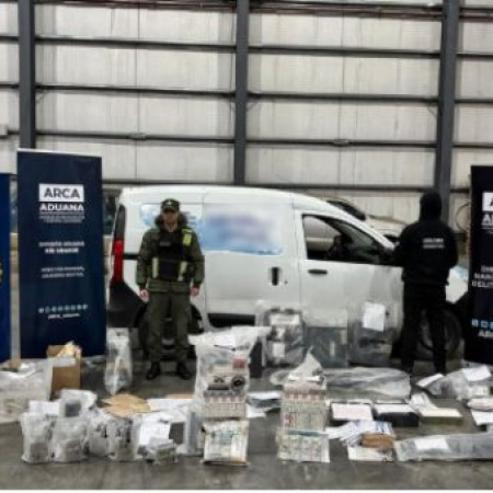 Desbaratan una banda delictiva dedicada al contrabando de mercadería hacia Chile