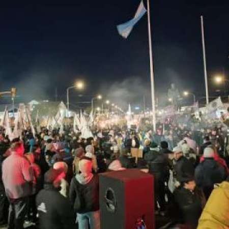 Importante movilización de la UOM en Río Grande