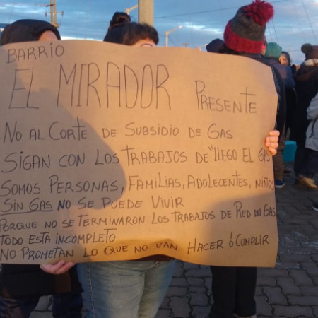 Vecinos de la Margen Sur volverán a movilizarse por el subsidio al gas envasado