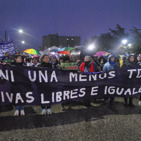 Ni Una Menos volvió a marchar en Río Grande: “Hace 11 años que salimos a las calles porque nos siguen matando”