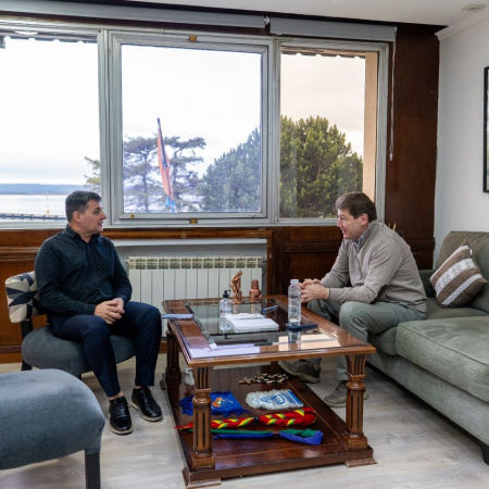 El gobernador Melella recibió al nuevo director ejecutivo del PAMI Tierra del Fuego