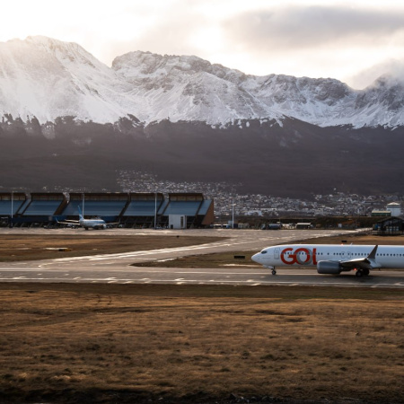 Se inauguró el vuelo de gol entre an pablo y  Ushuaia, fortaleciendo el posicionamiento del destino Fin del Mundo en Brasil"