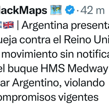 Martín Perez cuestionó la reacción del Gobierno nacional por el paso del HMS Medway: "Llegó tarde y tímido"