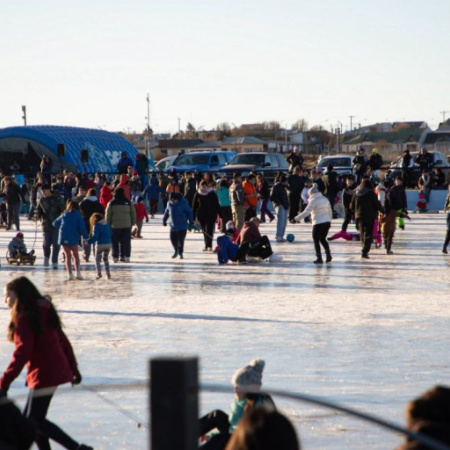 Río Grande extenderá las actividades en la pista de hielo y prepara una jornada nocturna de cierre