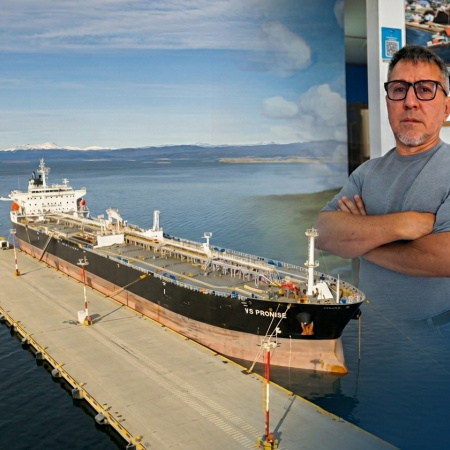 Buque británico en Ushuaia: Guzmán puso el foco en la carga de petróleo en Cullen