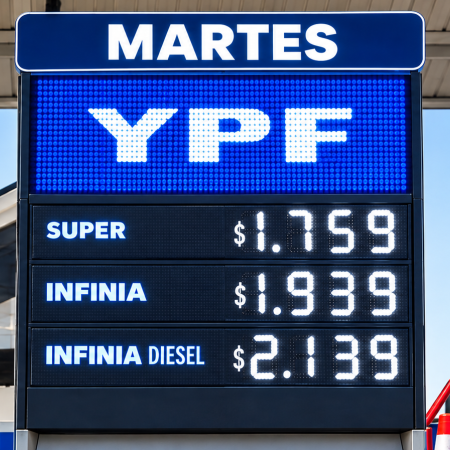 YPF volvió a subir la nafta en Río Grande: la Súper ya cuesta $1.759