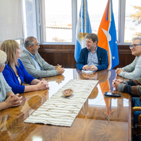 El gobernador Melella recibió a referentes de la CGT con quienes analizó la situación económica y laboral de la provincia