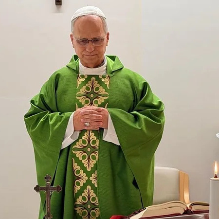 Reapareció el Papa: dio una misa y publican su primera foto tras la operación